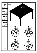 Предварительный просмотр 21 страницы Outsunny 84C-204 Assembly Instruction Manual