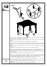 Предварительный просмотр 22 страницы Outsunny 84C-204 Assembly Instruction Manual