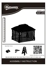 Preview for 1 page of Outsunny 84C-205 Assembly Instruction Manual