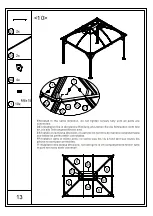 Preview for 13 page of Outsunny 84C-205 Assembly Instruction Manual