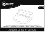 Preview for 1 page of Outsunny A34-011 Assembly Instruction