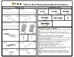 Outsunny Tete-to-Tete 84A-085 Assembly Instructions preview