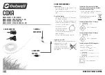 Outwell COXA 1.5 Instruction Manual preview