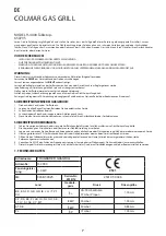 Предварительный просмотр 7 страницы Outwell H-4000 Tabletop Instruction Manual