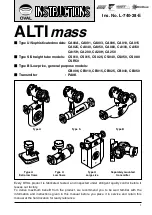 Oval ALTI mass CA001 Instructions Manual предпросмотр