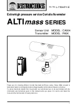 Предварительный просмотр 1 страницы Oval ALTI mass CA004 Instructions Manual