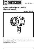 Предварительный просмотр 1 страницы Oval EL0137 Instructions Manual