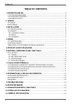 Предварительный просмотр 2 страницы Oval EL4121 Instructions Manual