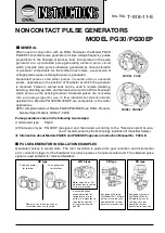 Предварительный просмотр 1 страницы Oval PG30 Instructions Manual