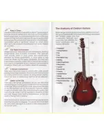 Предварительный просмотр 3 страницы Ovation Adamas I Use & Care Reference Manual