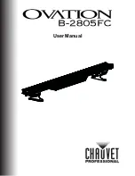 Preview for 1 page of Ovation B-2805FC User Manual