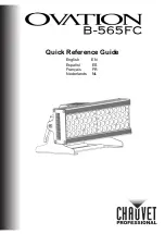 Ovation B-565FC Quick Reference Manual предпросмотр