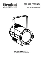 Ovation CTC 300 FRESNEL User Manual preview