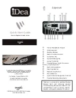 Preview for 1 page of Ovation iDea Quick Start Manual