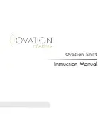 Ovation Shift Base Instruction Manual preview