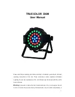 Ovation TRUECOLOR 336M User Manual preview