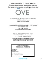 Preview for 19 page of OVE GODFREY Instruction Manual