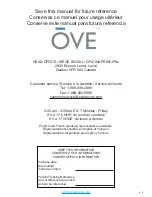 Preview for 5 page of OVE SAROS Installation Manual