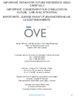 Preview for 7 page of OVE VENTI 15POS-VENT02-GR1OT Assembly Instructions Manual