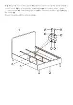 Preview for 8 page of Ovela VAIL VELVET BED OVVAILVLGKA User Manual