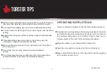 Preview for 6 page of Ovente TP2210 Series Operating Instructions Manual