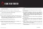 Preview for 8 page of Ovente TP2210 Series Operating Instructions Manual