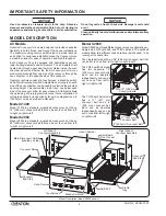 Preview for 4 page of Ovention Conveyor C2000 Series Installation And Operating Manual