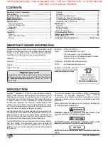 Preview for 2 page of Ovention Matchbox M1313 Installation And Operating Manual