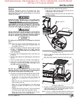 Preview for 7 page of Ovention Matchbox M1313 Installation And Operating Manual