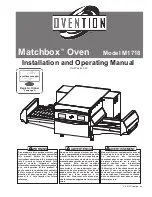 Ovention Matchbox M1718 Installation And Operating Manual предпросмотр