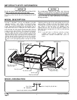 Preview for 4 page of Ovention Matchbox M1718 Installation And Operating Manual