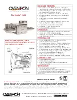 Preview for 3 page of Ovention Shuttle 1600 Manual