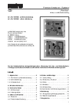 Preview for 1 page of oventrop 1022668 Installation And Operating Instructions Manual