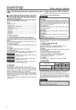 Preview for 4 page of oventrop 1062946 Installation And Operating Instructions Manual