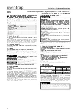 Preview for 12 page of oventrop 1062946 Installation And Operating Instructions Manual