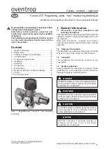 Preview for 11 page of oventrop 1144904 Installation And Operating Instructions Manual