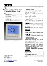 Preview for 1 page of oventrop 1152451 Installation And Operating Instructions Manual