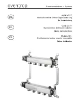 Preview for 1 page of oventrop 1407252 Operating Instructions Manual