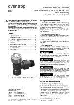 Preview for 1 page of oventrop ADV9 Installation And Operating Instructions Manual