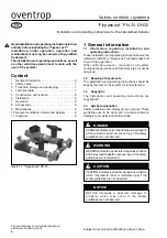 Preview for 6 page of oventrop Flypass set Installation And Operating Instructions Manual