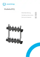 oventrop Multidis SFQ Operating Instructions Manual preview