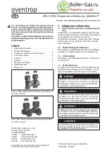 Preview for 1 page of oventrop Multiflex F Installation And Operating Instructions For The Specialised Installer