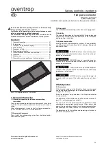 Preview for 27 page of oventrop OKF-MQ25 Installation And Operating Instructions Manual