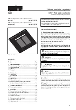 Preview for 1 page of oventrop OKF Series Installation And Operating Instructions Manual