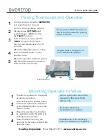 oventrop R-Tronic Quick Start Manual preview