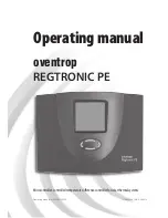 oventrop REGTRONIC PE Operating Manual preview