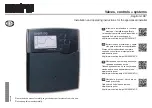 Preview for 1 page of oventrop Regtronic RX Installation And Operating Instructions Manual