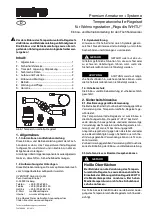 Preview for 1 page of oventrop Regudis W-HTU Installation And Operating Instructions For The Specialised Installer