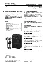 oventrop Regumat DN32 Installation And Operating Instructions Manual preview