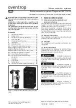 Preview for 15 page of oventrop Regumat M3-180 Installation And Operating Instructions For The Specialised Installer